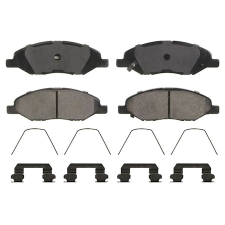 Wagner Brakes Ceramic Disc Pad Set, Zd1345 ZD1345